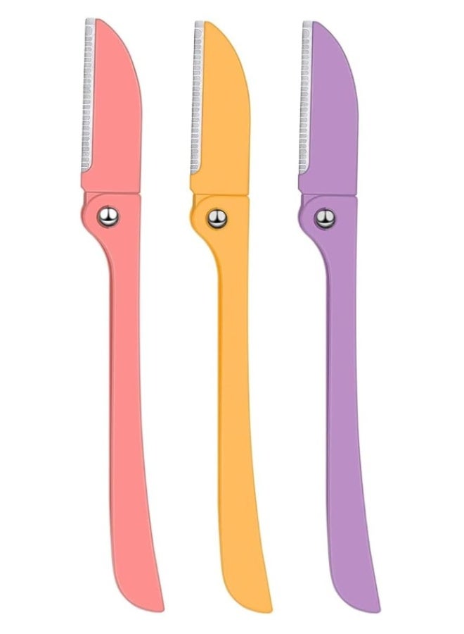 فيذر-فلامنجو شفرات حلاقة الوجه الأصلية من البلاتين الصلب للنساء (عبوة من 3 شفرات) - أداة دقيقة لتشذيب الحواجب والوجه - موصى بها من قبل أطباء الجلدية - حماية للبشرة الحساسة - Image 2